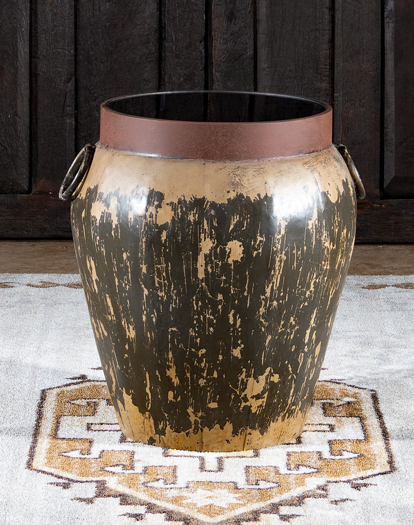 Planter Style Rustic Accent Table - Your Western Decor