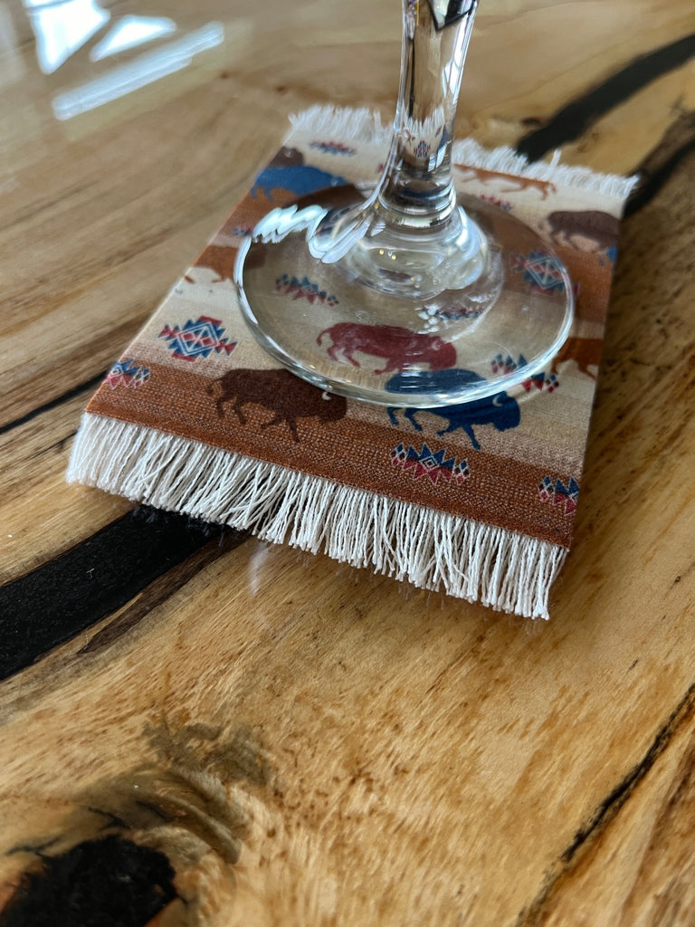 Prairie Rush Hour Coaster / Candle Mat Set by Pendleton made in the USA - Your Western Decor
