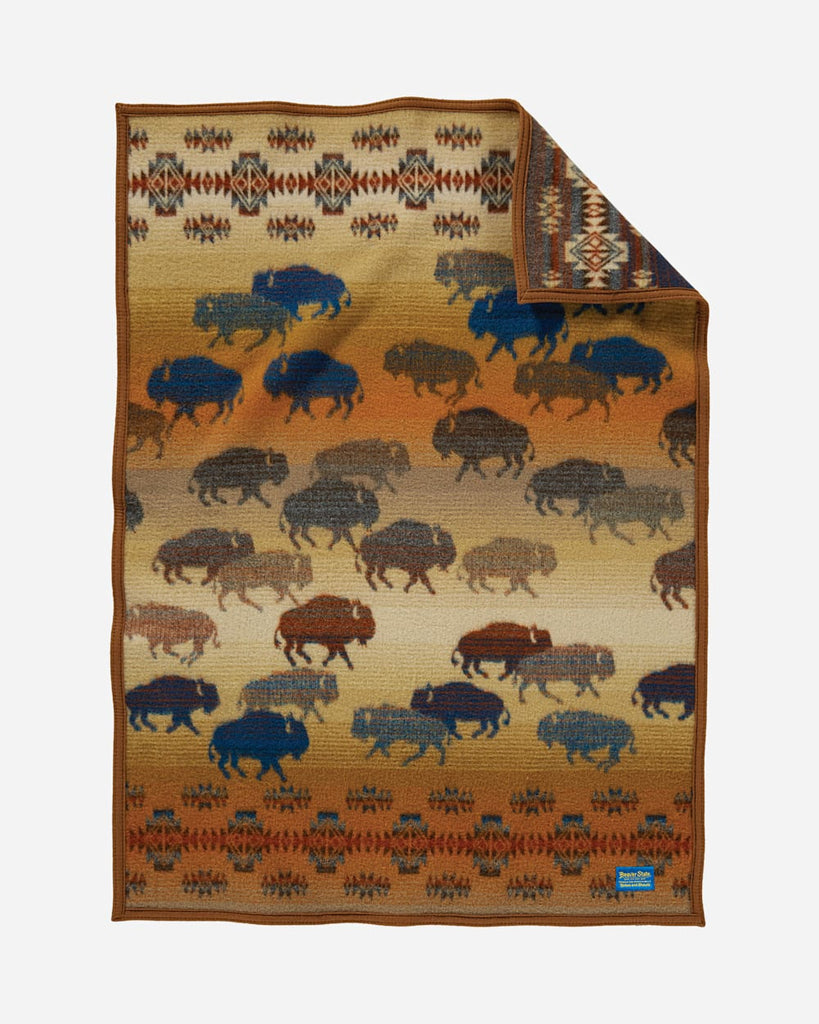 Prairie Rush Hour Kids Buffalo Blanket by Pendleton - Your Western Decor
