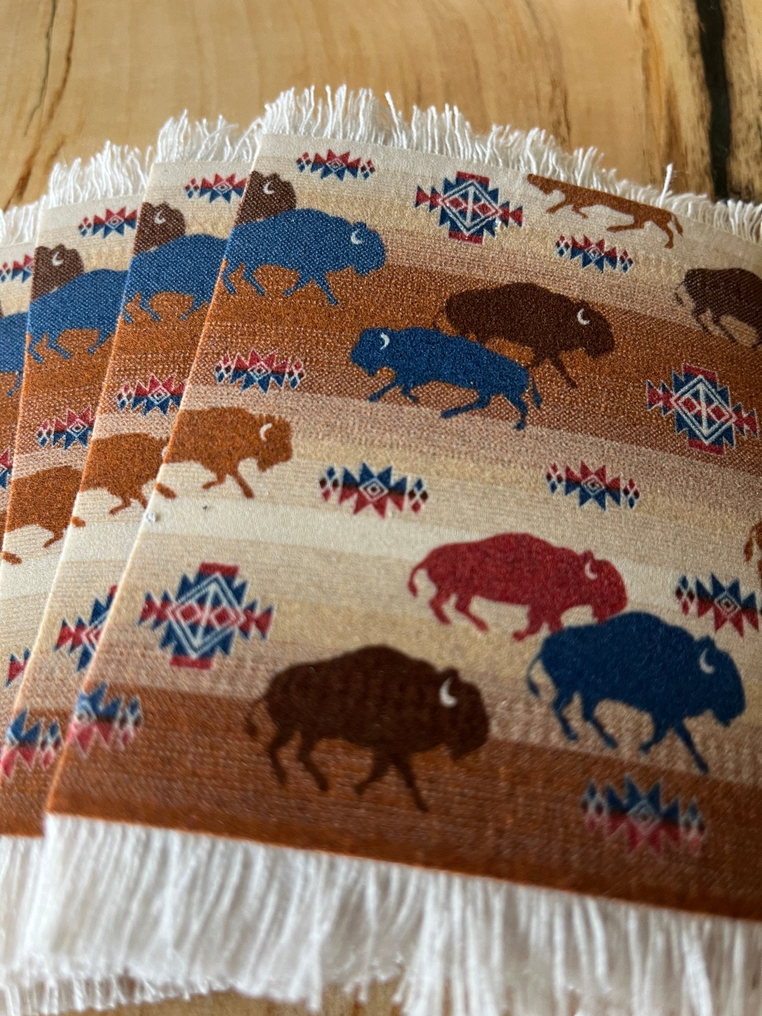 Prairie Rush Hour Coaster / Candle Mat Set by Pendleton made in the USA - Your Western Decor