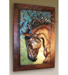 Handmade 3-D Horse Wall Sculpture - Your Western Decor