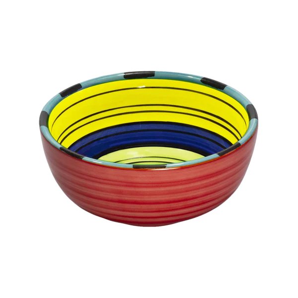 Puebla Stripes Soup Bowl Set made in the USA - Your Western Decor