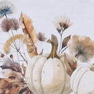 Decorative image of white pumpkins and dried flowers on a light background - Your Western Decor