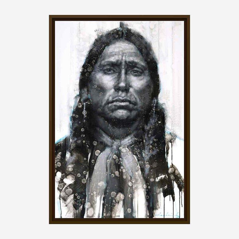 Quanah Parker Native American Art by artist David Frederick Riley - Your Western Decor