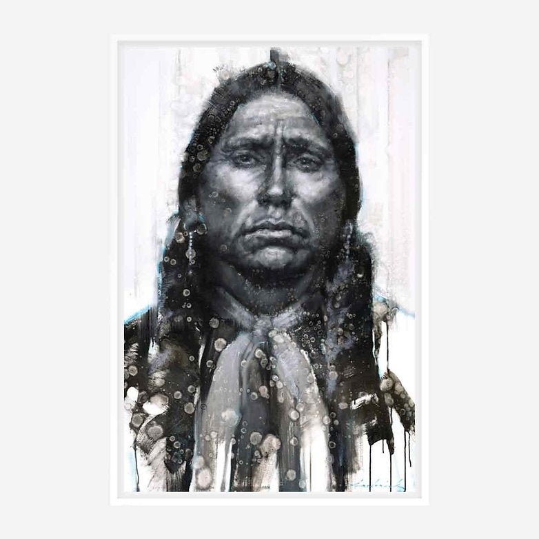 Quanah Parker Native American Art by artist David Frederick Riley - Your Western Decor