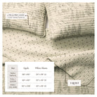 Quilt and pillowcases with size chart - Your Western Decor