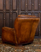 Western Rambler Leather Lounge Chair made in the USA - Your Western Decor