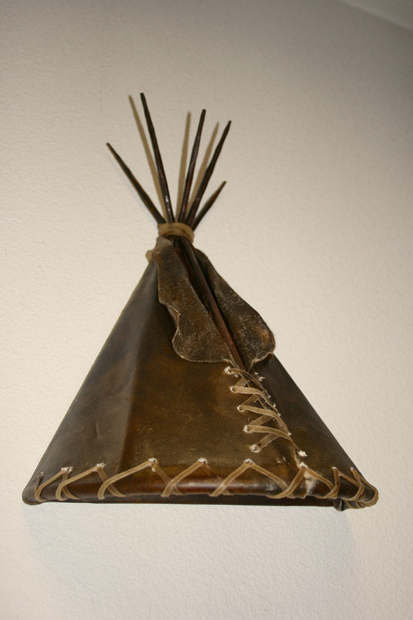 compact lodge wall lighting rawhide shade rust patina western wall decor