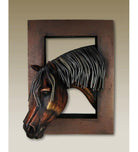 HandcraftedResting Mare 3-D Wall Sculpture - Horse Decor - Your Western Decor