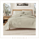Reversible image of bear and mountain print quilt set - Your Western Decor