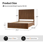 Ridgeline king bed dimensions 