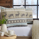 Rockies Quilt Set featuring fish and elk - Your Western Decor