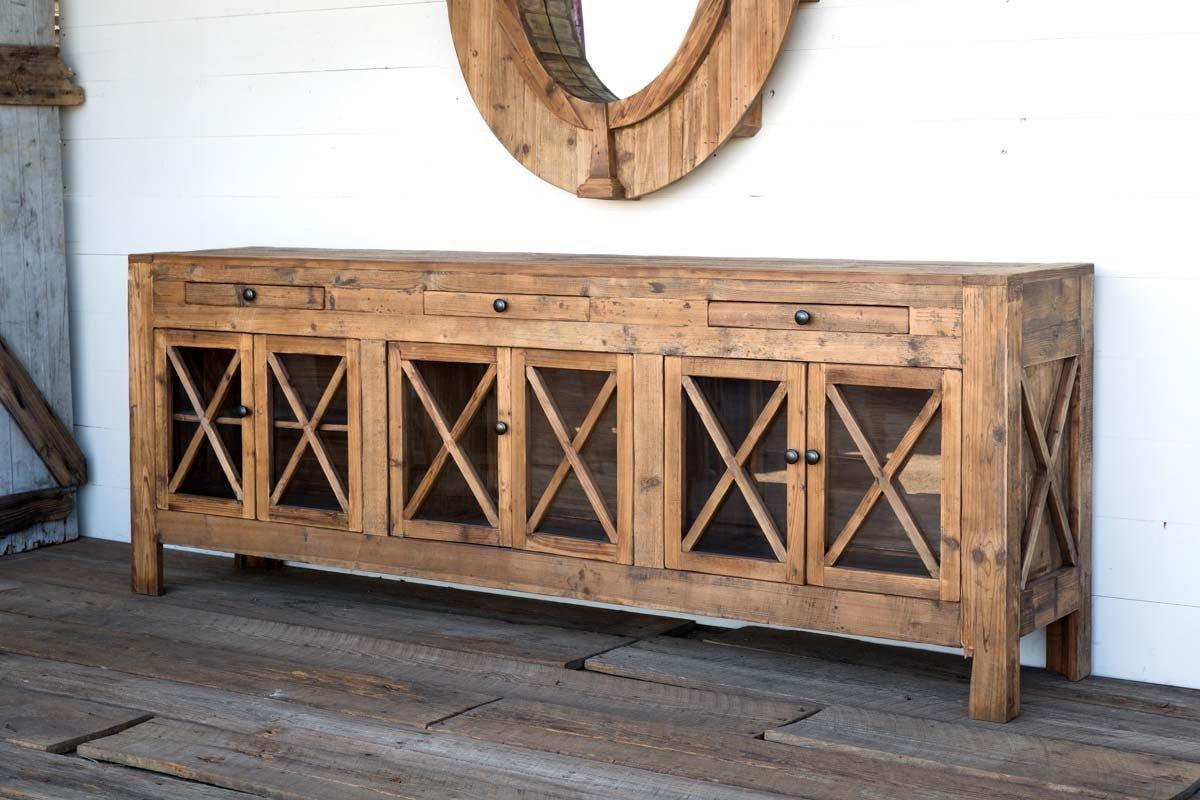 8.5' Reclaimed Royal Farmhouse Sideboard - Your Western Decor