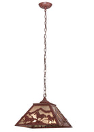 Running horses full pendant light fixture - Made in the USA - Your Western Decor