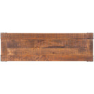 Rustic Industrial Wood Bench - mango wood bench top - Your Western Decor