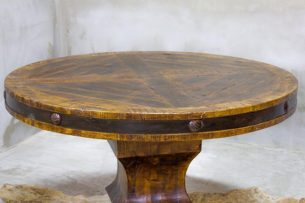 Round Rustic Dining Tables - Your Western Decor