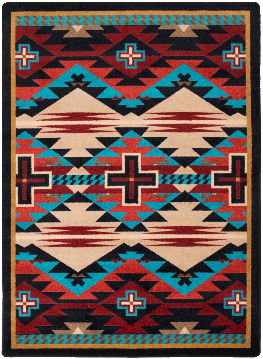 Rustic Cross Southwest Rugs in Several Colors - Your Western Decor