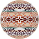 Rustic Cross Southwest Round Area Rug - Your Western Decor