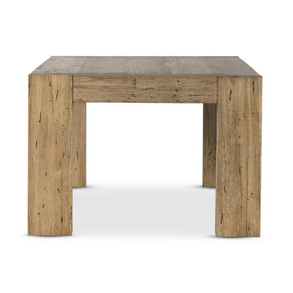 9' rectangle Rustic Oak Dining Table - Your Western Decor