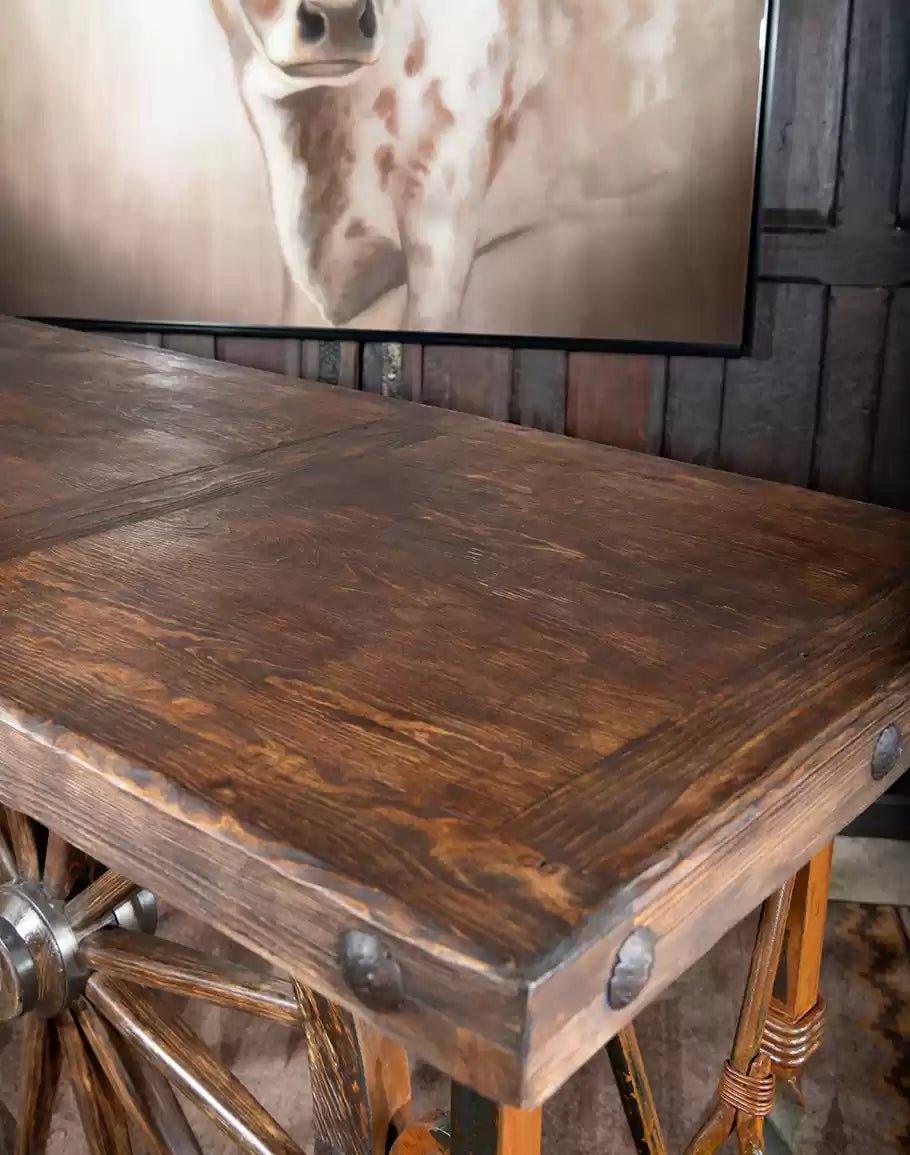 Rustic Western Pioneers Pub Table - Your Western Decor