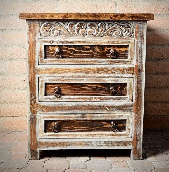 Rustic Spanish Royal Nightstand - Your Western Decor