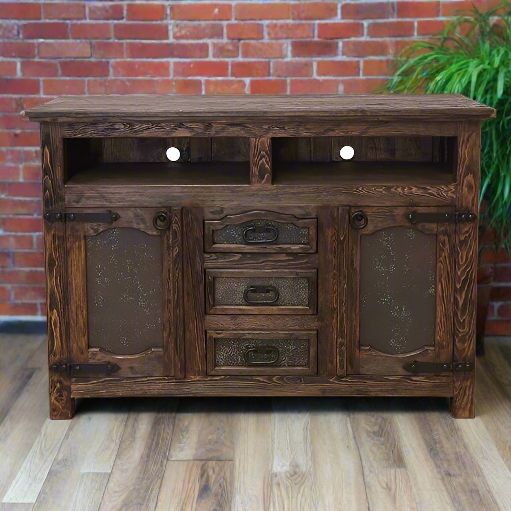 Rustic Temple TV Dresser - Your Western Decor