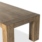 9' rectangle Rustic Oak Dining Table - Your Western Decor