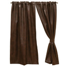 Alamosa Faux leather curtains made in the USA - Your Western Decor