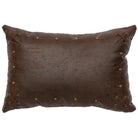 Sable Faux Leather Western Accent Pillow made in the USA - Your Western Decor