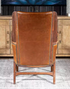 American Made Saddle Leather Arm Chair - Your Western Decor