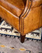 American made Stately Saddle Leather Recliner - Your Western Decor