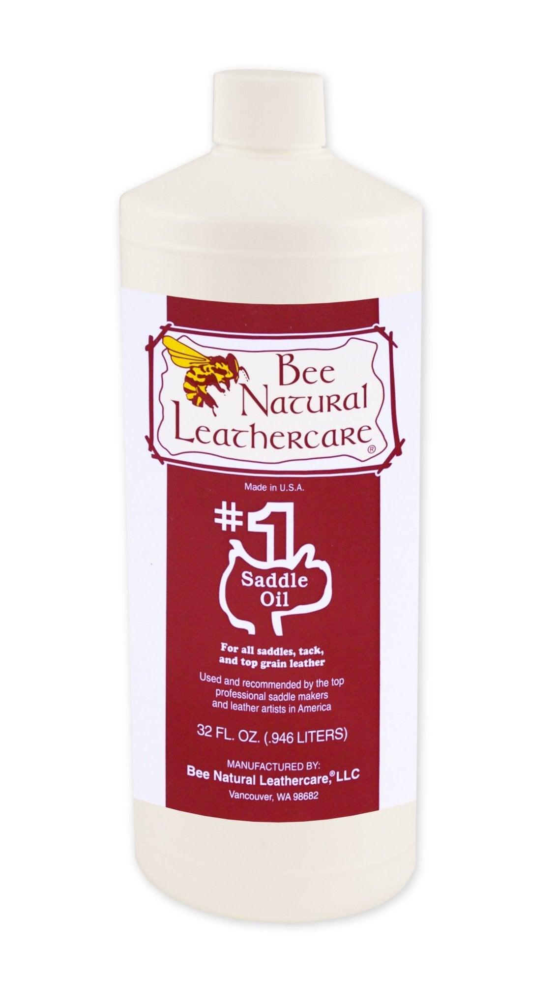 Bee Natural #1 Saddle Oil 32 oz made in the USA - Your Western Decor