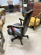 American madeAutumn Turquoise Western Office Chair - Your Western Decor