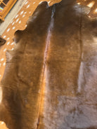premium brown cowhide rug soft sheen one of a kind natural hide