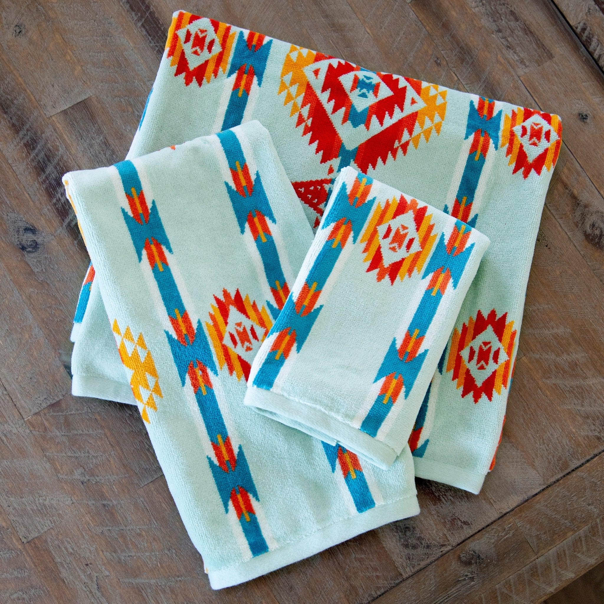 Santa Fe Sky Bathroom Towels - Your Western Decor