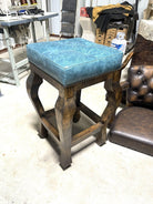 American made Santa Rosa Leather Bar Stool - Your Western Decor