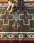 Sawtooth Southwestern Area Rug made in the USA - Your Western Decor