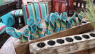 Dancing waters serape napkins, dining chair and bar stools - Your Western Decor