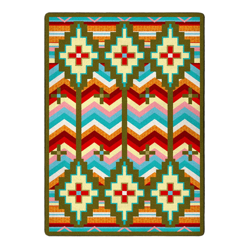 Shake your shawl area rugs bright - Made in the USA - Your Western Decor