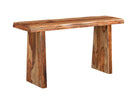 Sheesham live edge console table 