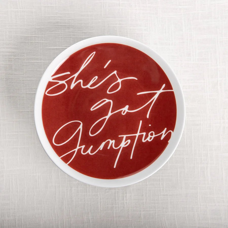 She's Got Gumption Lunch Plates made in the USA - Your Western Decor