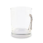 Double old fashioned glass with pewter golfer - Your Western Decor