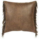 Western Spice faux leather euro sham - Your Western Decor