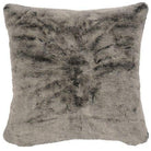 Luxury Silver Grey Faux Fur Euro Sham - Your Western Decor