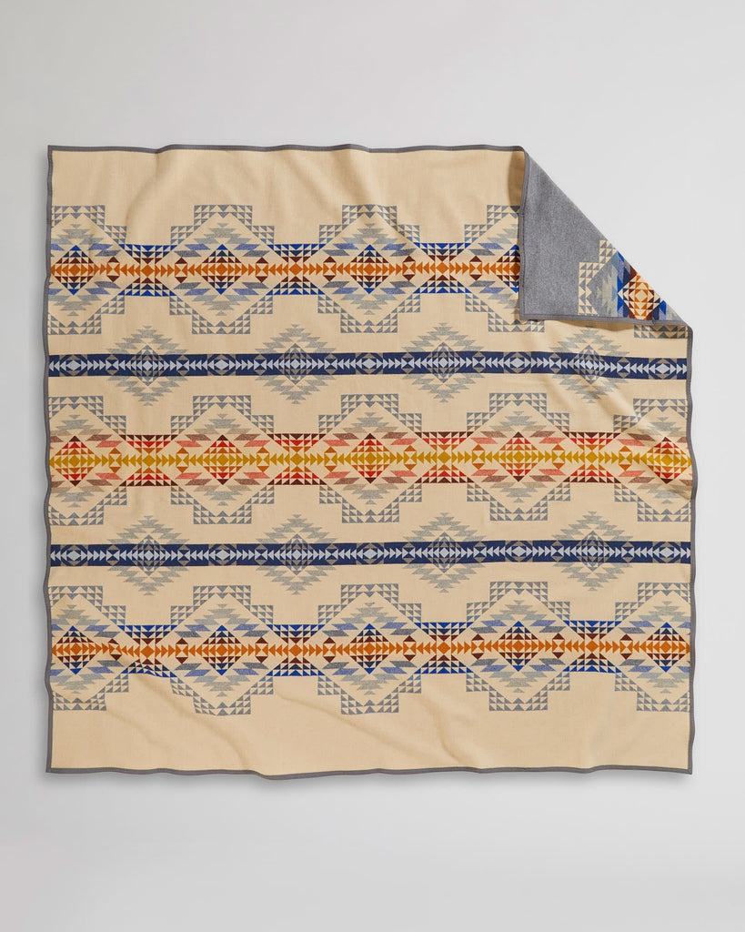 Pendletons Smith Rock Reversible Blanket made in Pendleton Woolen Mill USA - Your Western Decor