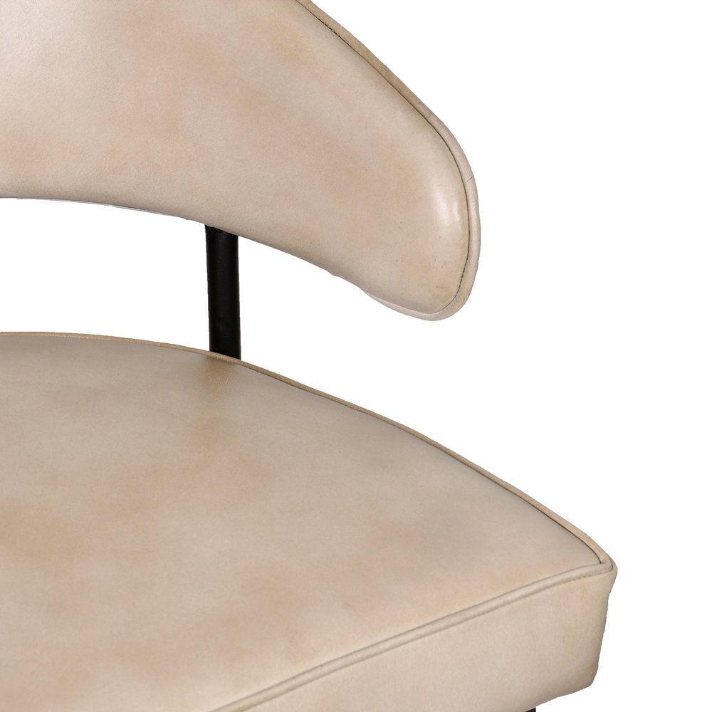 rustic modern leather counter chair for luxury kitchens