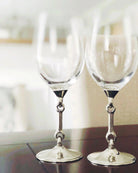 Snaffle bit stem wine glasses - Your Western Decor