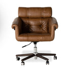 Sonoma Tufted Brown Leather Office Chair - Your Western Decor