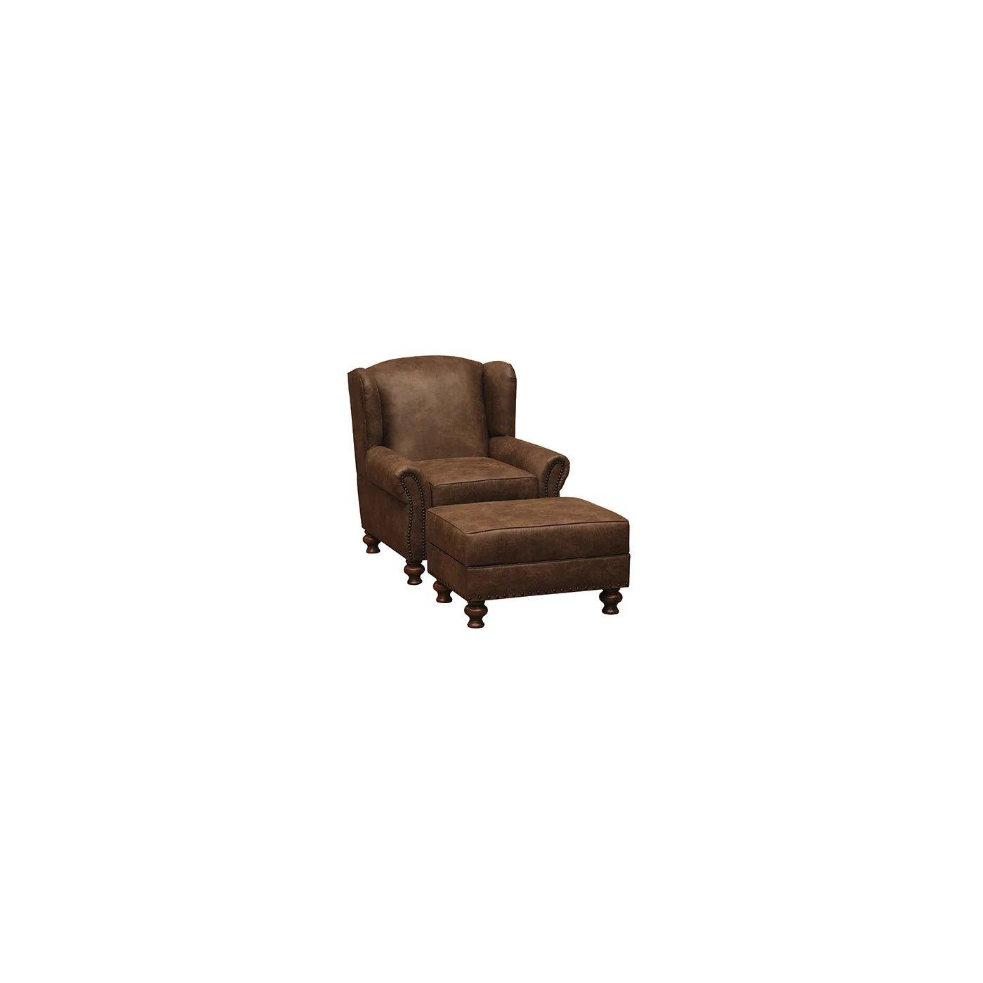 Rambler chair and ottoman made in the USA - Your Western Decor