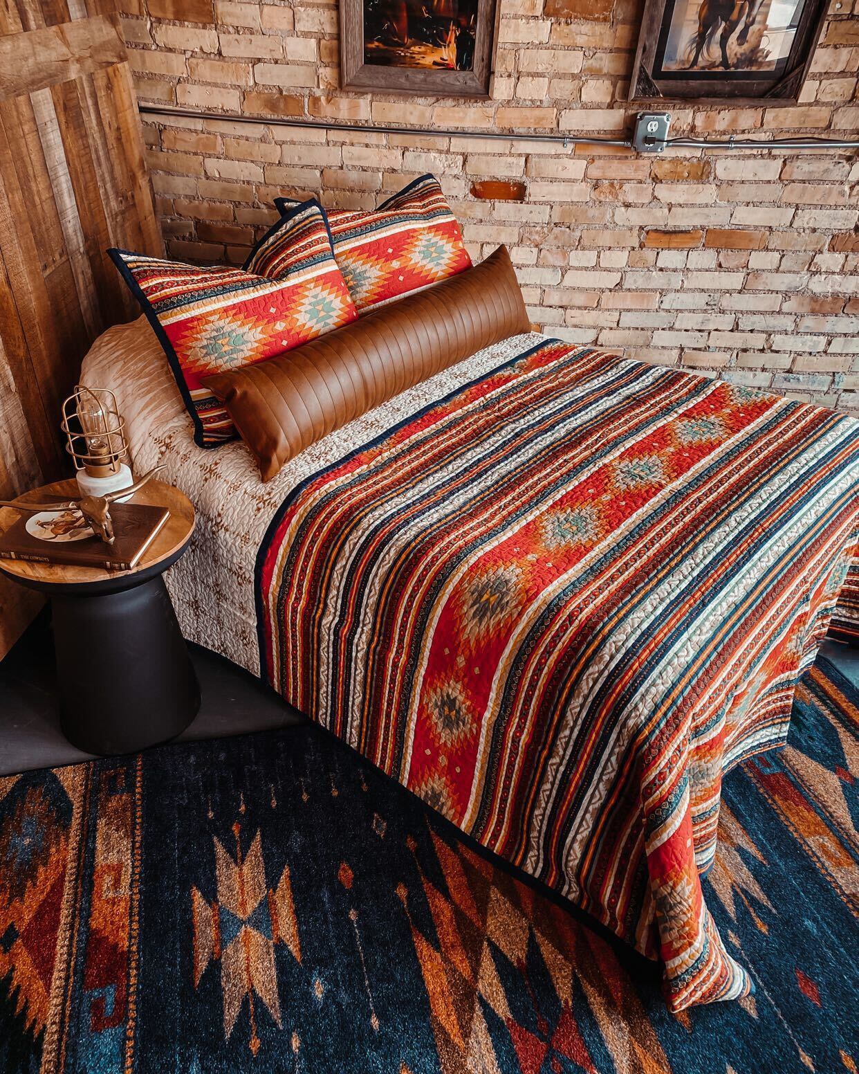 Southwest shops Western handmade quilt